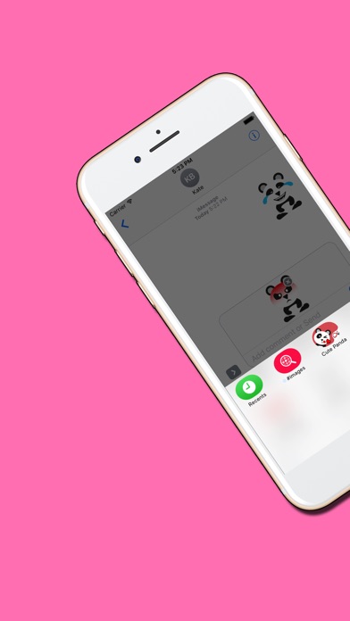 Panda : Cute & Adorable Stickersのスクリーンショット1 Panda : Cute & Adorable Stickersのスクリーンショット1