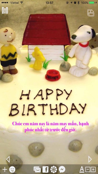 Screenshot #3 pour Làm thiệp Chúc Mừng Sinh Nhật hay nhất 2017