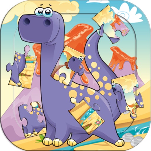 Pre-K Activities Puzzles - Dinosaur Jigsaw Games icon