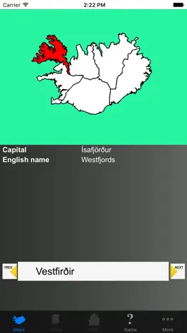 Game screenshot Iceland Region Maps and Capitals mod apk