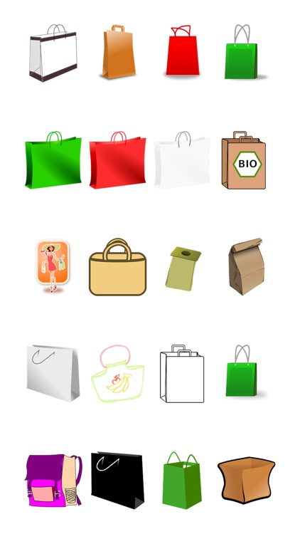Bags Six Sticker Pack