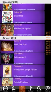 india panchang calendar 2010 iphone screenshot 3