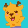 Animated Cute Deer Stickers For iMessage