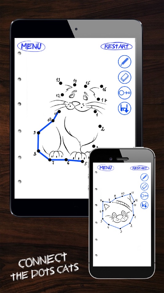 #1. Connect The Dots Cats (iOS) 由: Alina Sapolgina
