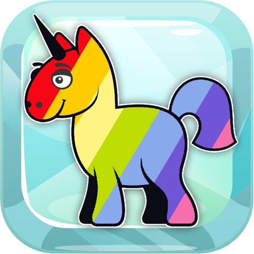 Little Unicorn Coloring Book Games Paint For Kids