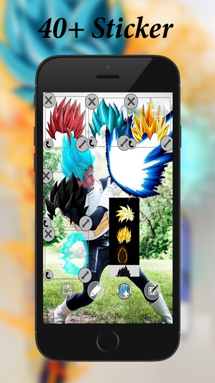 Photo Editor for Super Saiyan: Blue Hair Edition