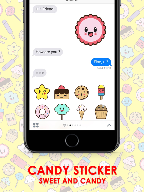 Screenshot #5 pour ลูกอมรสหวาน สติกเกอร์ สำหรับ iMessage