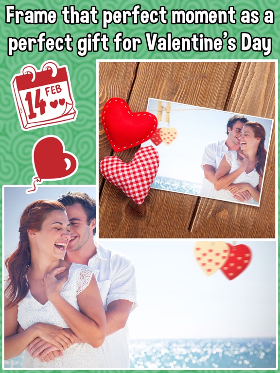 Valentine's Day Frames Photo Collage Editor screenshot 4