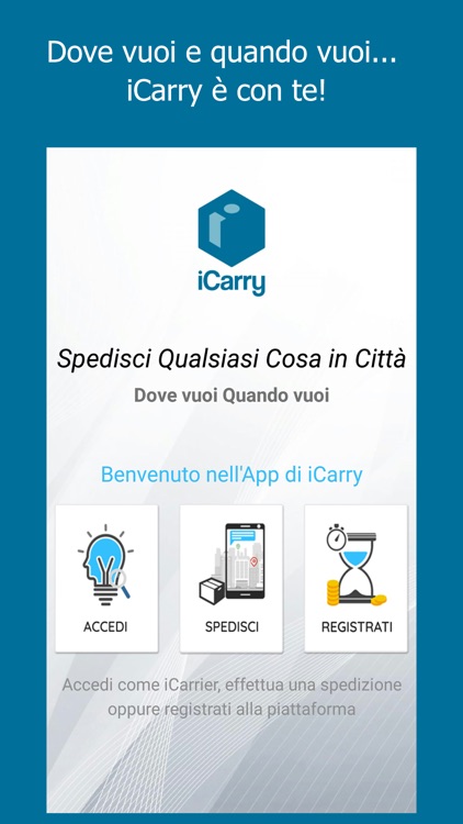 iCarry - Consegne in città