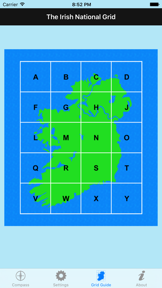 Irish Grid Ref Compass screenshot