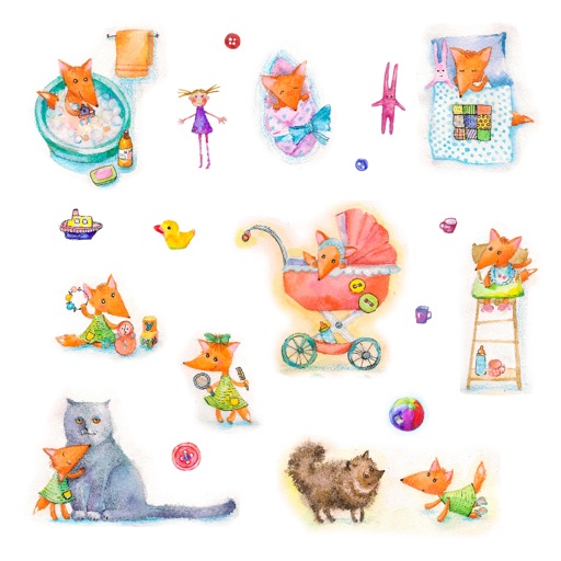 Baby Fox! Stickers iOS App