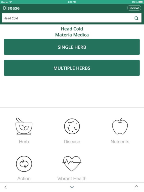 Herbpathy iPad screenshot 4 - Medical app