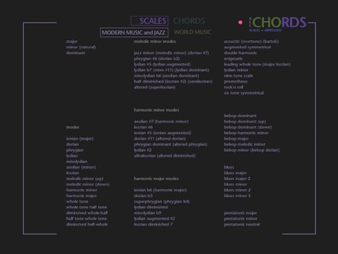 All Chords - Scales & Arpeggios screenshot 3
