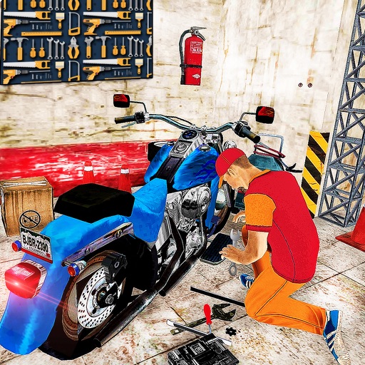 Bike Mechanic Moto Workshop 3D icon