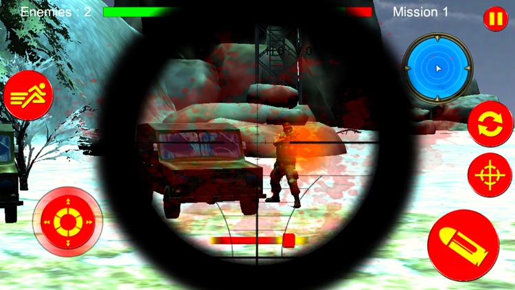 Modern Commando Strike: Commando in Night Battle