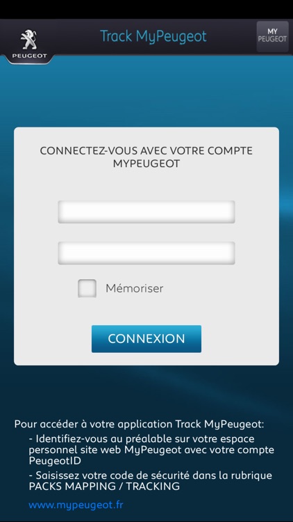 Track myPeugeot