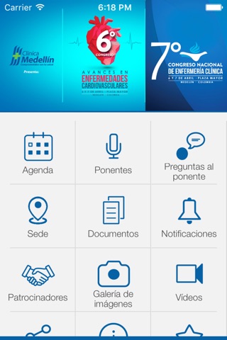 Congresos Clínica Medellín screenshot 2