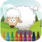 My farm animal coloring book games for kids