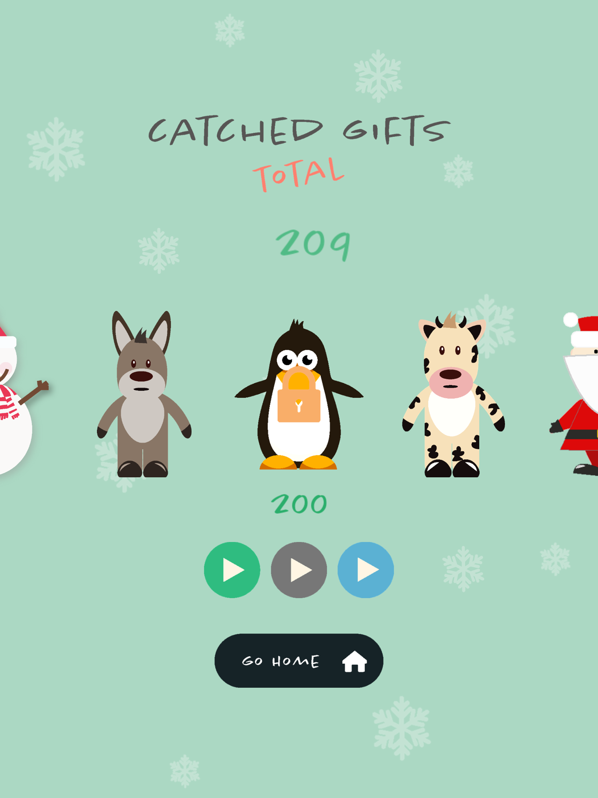 Santa's Jumping Game - Friends Challenge Free screenshot 8