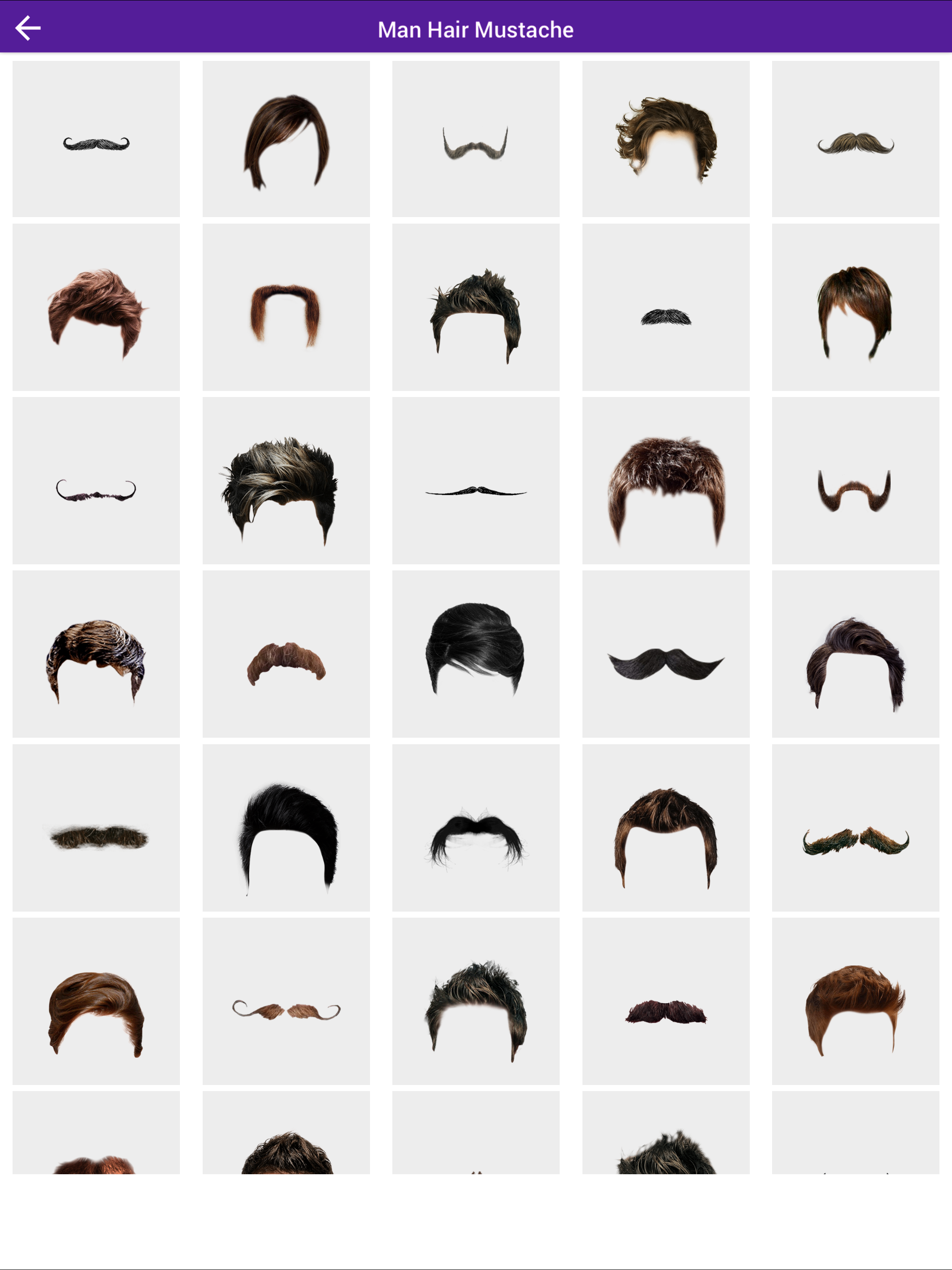 Man Hair Mustache Camera Photo Editor screenshot 9