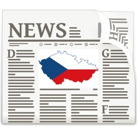 Czech News in English & Czech Music Radio app icon - News app for iPhone
