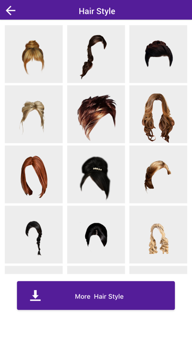 Woman Hair Style Photo Booth screenshot