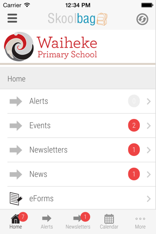 Waiheke Primary School - Skoolbag screenshot 2