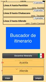 metro de la ciudad de méxico iphone screenshot 2