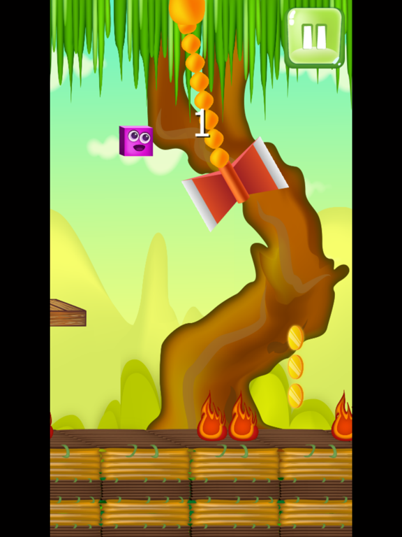 magic colorful cube jump in the world of adventure iPad screenshot