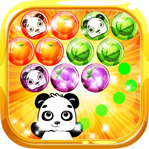 Panda Shoot Bubble Fruits Icon