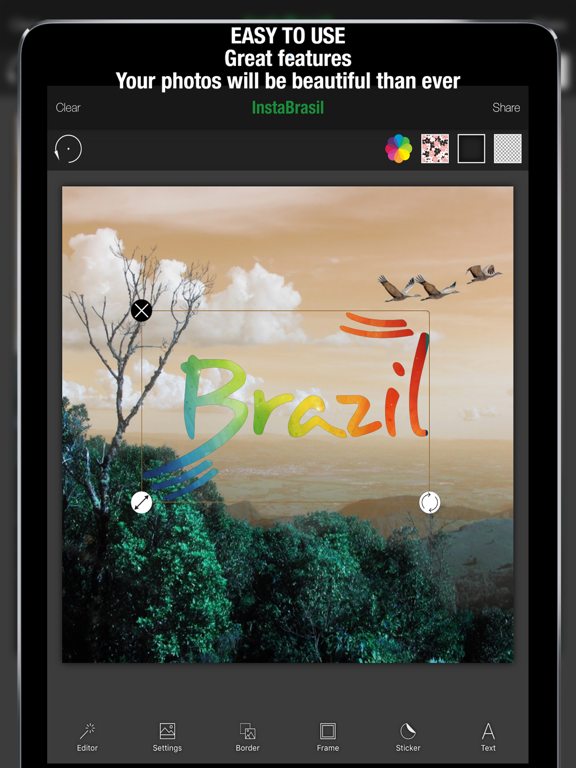 Screenshot #6 pour Insta Brésil & Carnaval Éditeur de Photos