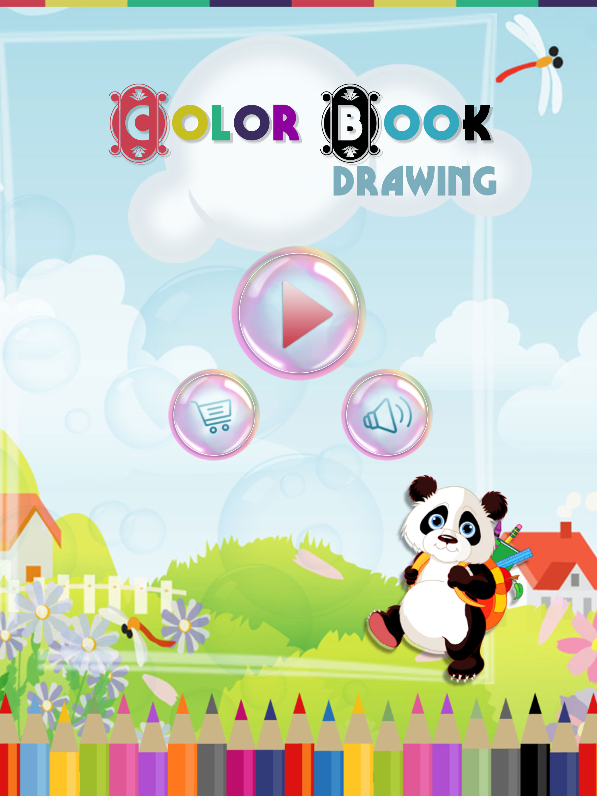 Coloring Book - painting and drawing page for kids