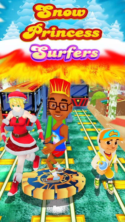 Christmas Run - Snow Princess Train Surfers