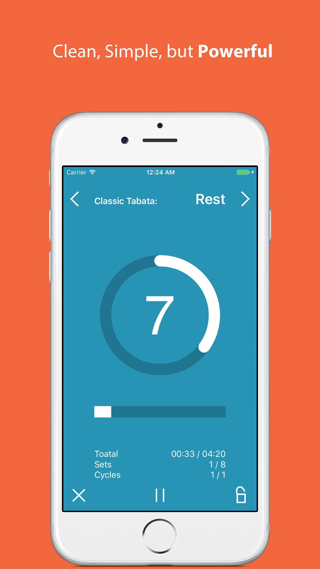 Tabaline - Tabata Timer Free screenshot 2