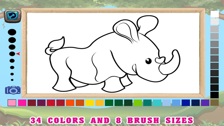 Animals Coloring Book HD - First Grade Word Games