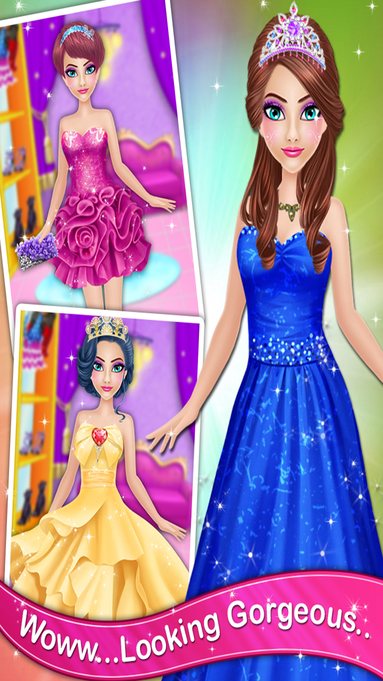 Princess Face Paint - Girls games for kids screenshot 5