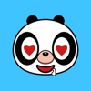 Lovely Panda Animated Stickers