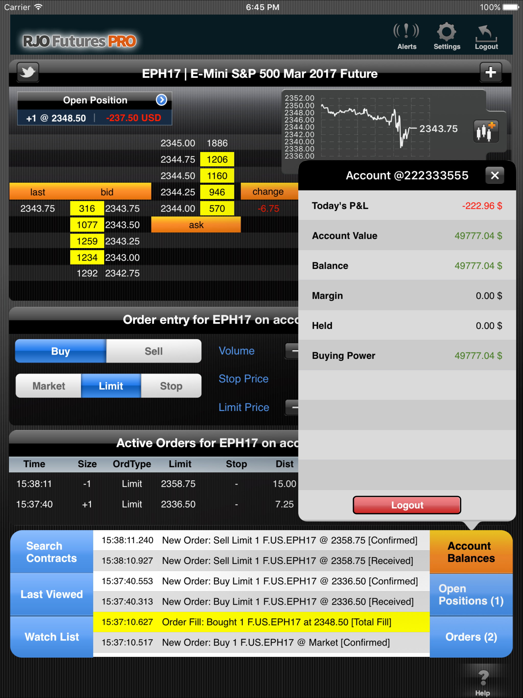 RJO Futures PRO Mobile