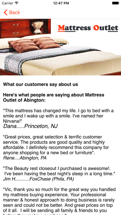 Mattress Outlet of Abington screenshot