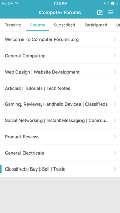 Computer Forums screenshot 1
