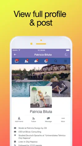 Game screenshot Who care about my profile for Facebook mod apk