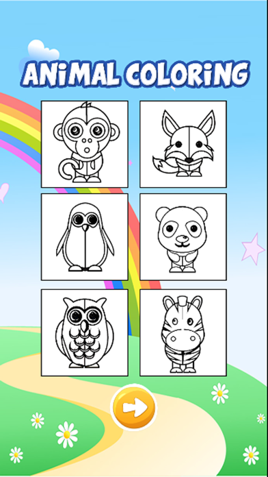 Screenshot #2 pour Enfants Animaux Coloriage pour filles et garçons