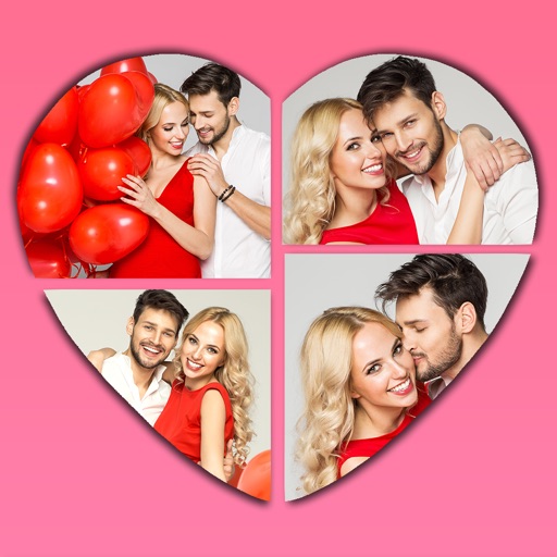 Valentine's Day Collage Frames! Love Photo Editor