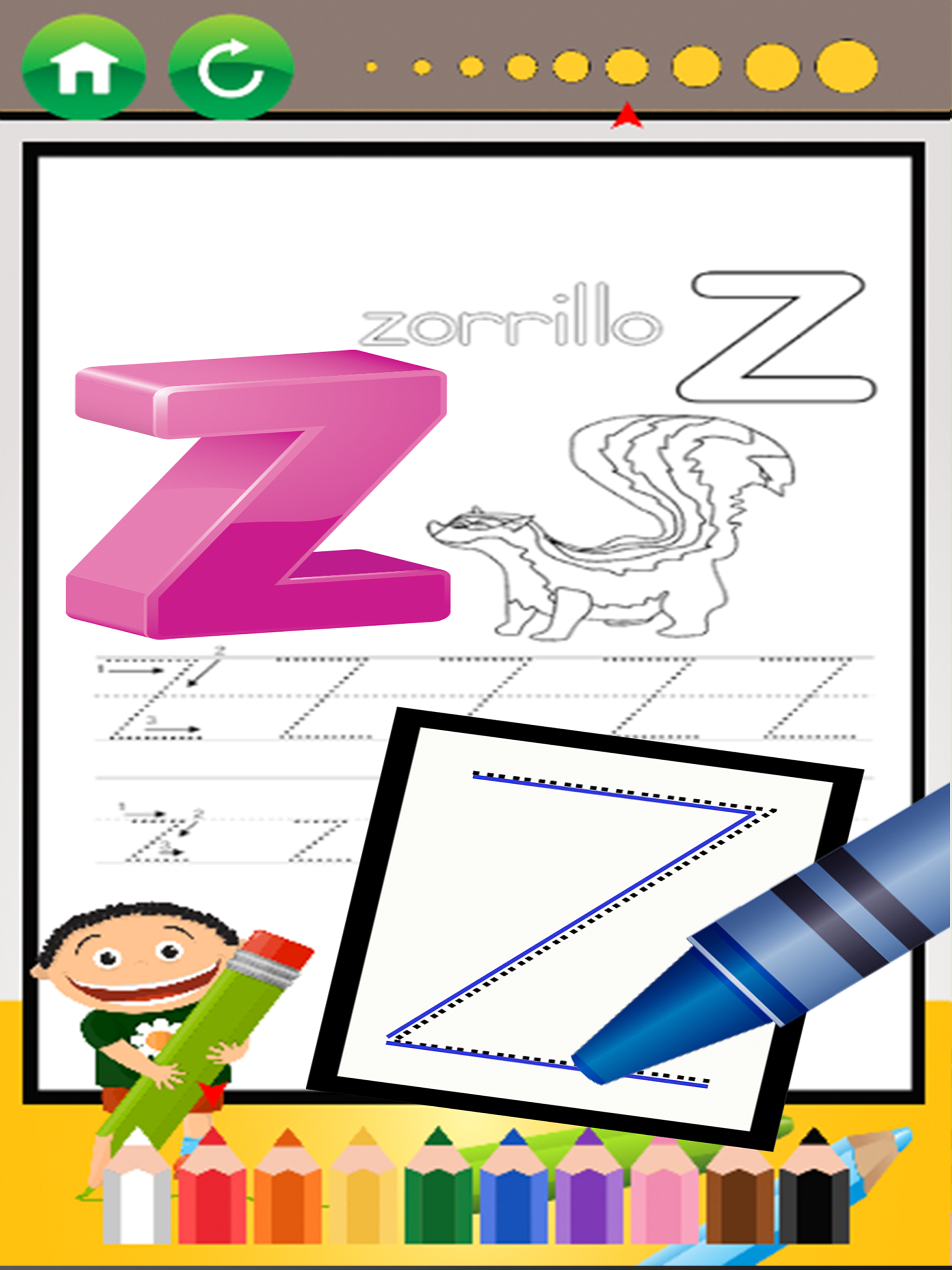 ABC Easy Coloring Book Pages For Kids & Adults screenshot 6