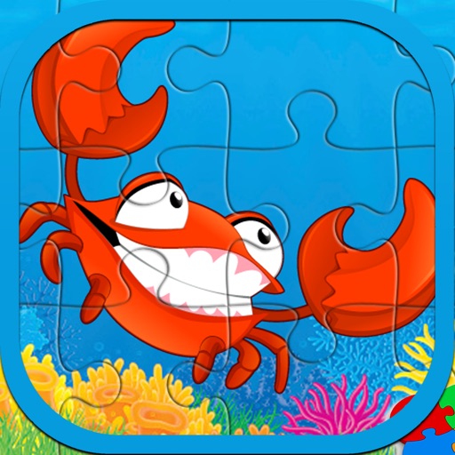 Sea Ocean Animals Jigsaw Puzzle Game For kids icon