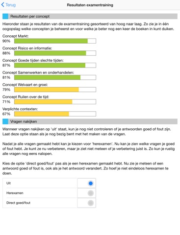 Examentraining VWO Economie screenshot 4