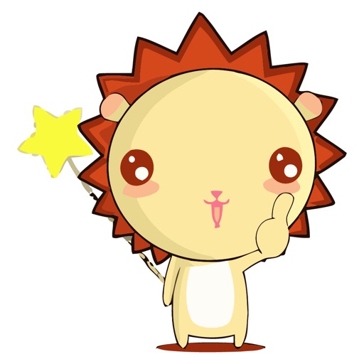 Little Lion Animated Emoji Stickers icon