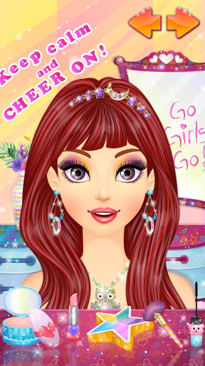 Cheerleader Makeover Makeup Dressup