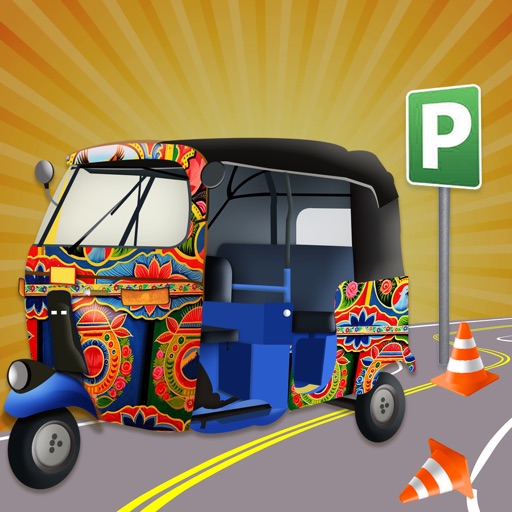 Tuk Tuk Auto Rickshaw Parking 3D Simulation icon