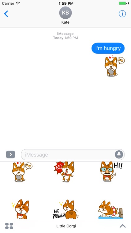 Little Corgi Animated Sticker